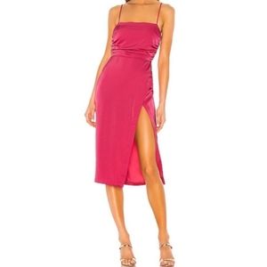 NBD Pink Midi Dress